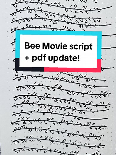 Learn Tendrilis Writing Through the Bee Movie Script