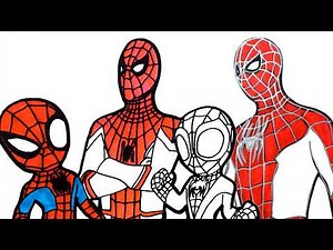 Spider-Man Character Drawing Made Easy | Complete Step-by-Step Tutorial