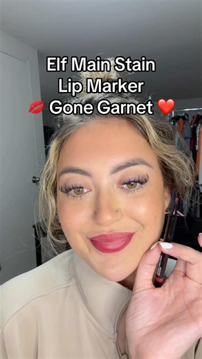 Elf Main Stain Lip Marker ❤️ “Gone Garnet”
