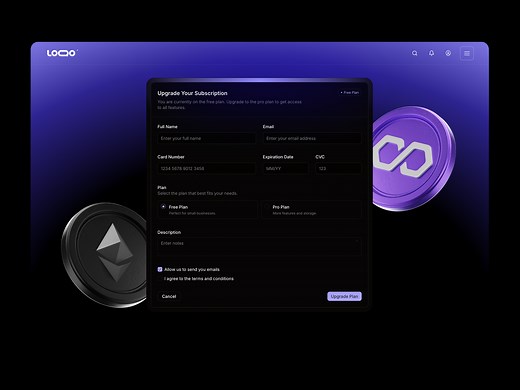 Web3 - Animated Form Design