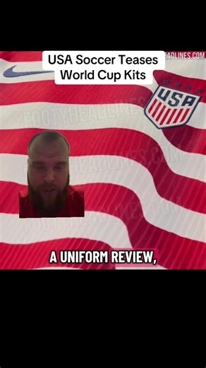 #greenscreen USA soccer shows off part of new kit for the 2026 World Cup. #fyp #worldcup #soccer #football