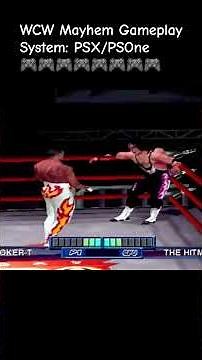 WCW MAYHEM GAMEPLAY #wcwmayhem #gameplayshorts #midwestsworld #retrogaming #psx #wrestling