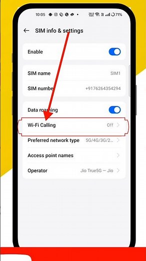 ✅Wifi Calling Kaise Kare | How To Enable WiFi Calling on Android #shorts