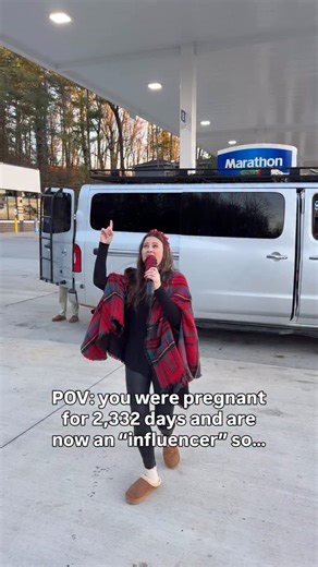 When you’ve been pregnant for 2,332 days and end up driving a 12-passenger van… you basically live at the gas station. 😅⛽️ Good news for all of you today! Marathon’s 12 Days of Rewards is back, and today is 5x Rewards Day (Dec 5 only), bonus 20¢ per gallon on top of the typical 5 cents! Today only!!! Who else feels like pumping gas is a full-time job, especially in December?? 😂👇 #marathonpartner #christmas2025 #familychristmas #christmasspirit #family #viral #trending #pregnancy #motherhood #