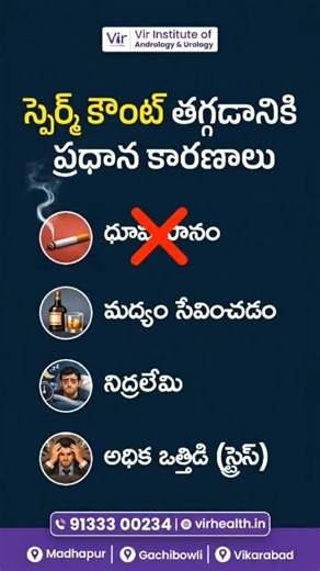 Common Male Health Issues Linked to Low Sperm Count | vir men's health #ytahortss #yt #menshealth