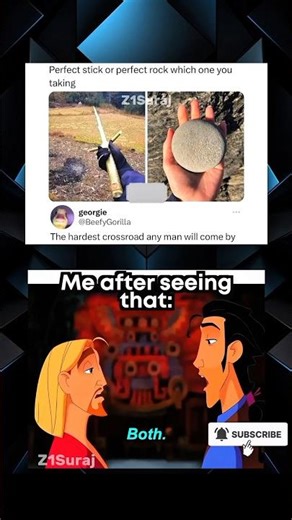 Perfect Stick or Perfect Rock? 🤔 | Internet’s Hardest Choice 😂 #shorts