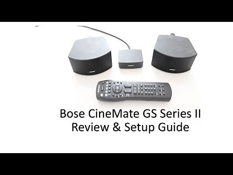 Bose CineMate GS Series II Speakers Review & Setup Guide (2013)