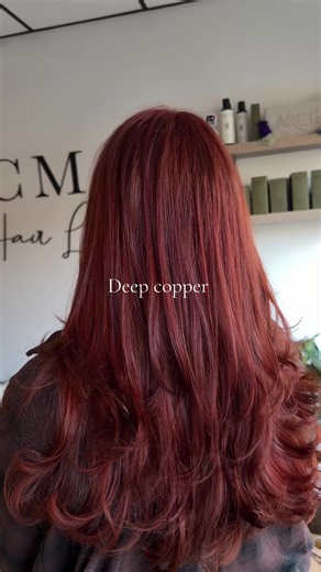 Deep copper ❤️ #redhead #redhaircolor #copperhair