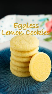 Eggless Lemon Cookies