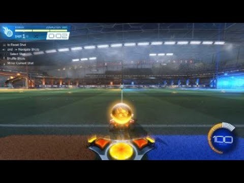 Rocket League® musty's speed flip test training pack