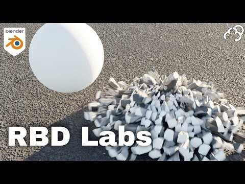 Smashing thing in Blender using RBDLabs Addon