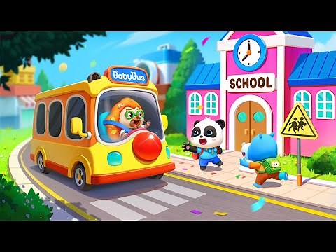 Baby Panda's School Bus | For Kids | Preview video | BabyBus Games