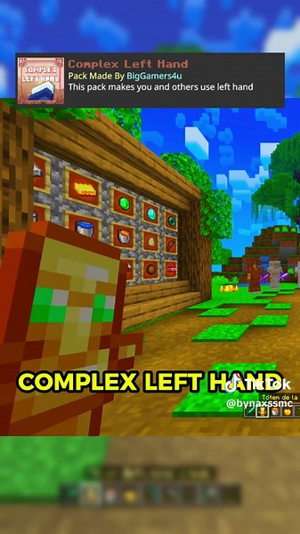 Textura Complex Left Hand para Minecraft Bedrock