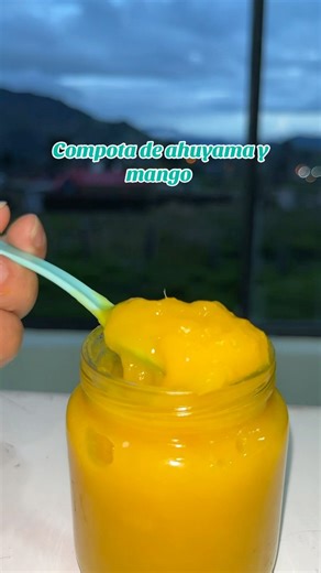 52K views · 965 reactions | Auyama y mango, una mezcla dulce y saludable que favorece la digestión y protege las defensas de tu bebé y aporta vitaminas A y C ☺️ #lifestyle #compota #recetas #parati #BebéMateo | Yuliana Cerón | Facebook