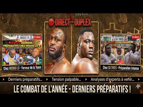 🔴 Direct - Duplex : Derniers préparatifs Chez Modou Lo et Sa Thies