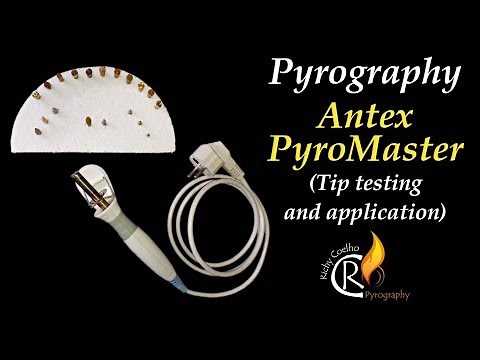 Pyrography – Antex PyroMaster – Tips and usage