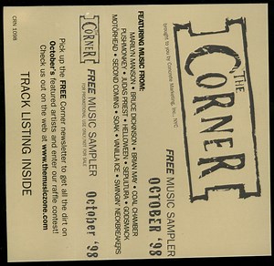 Various - The Corner Free Music Sampler October '98