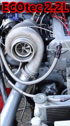 🙉😲 HUGE TURBO 2.2 ECOtec CHEVY COBALT! #shorts #car #turbo #dragrace #bruno