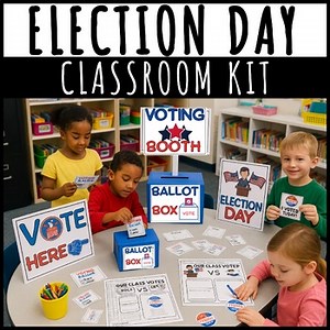 Class Election Day Voting Kit | Mock Election Voting Simulation Activities