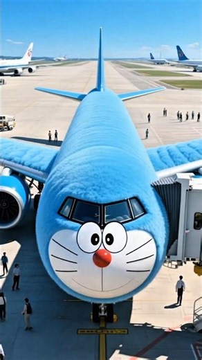 This Doraemon Plane Is Too Cool To Be Real #Airplane #usatoday #Baimo #Aircraft #Avion #Aviation