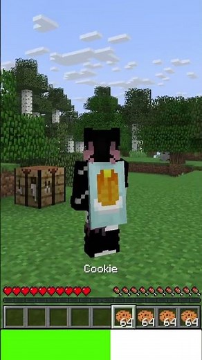 How to Make Cookies in Minecraft (Easy Recipe) 🍪 #shortsfeed #minecraft