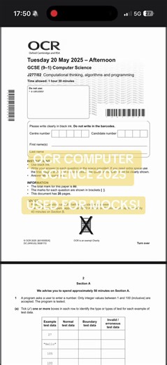 OCR Computer Science 2025: Essential Resources for Mocks
