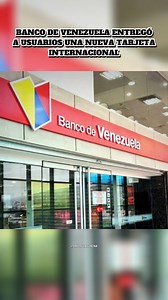 🇻🇪 | El Banco de Venezuela (BDV) ha iniciado la entrega progresiva de su Tarjeta Prepagada Internacional a un grupo de usuarios. Esta herramienta financiera permite realizar compras en plataformas globales como Amazon y Shein, así como el pago de servicios de streaming, entre ellos Netflix y HBO. Con este paso, la entidad facilita el acceso de los venezolanos al mercado digital global y a la economía digital. Si quieres saber si optaste por esta tarjeta solo debes ingresar a app y en la secció