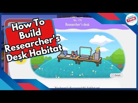 How To Build Researcher's Desk Habitat in Pokopia