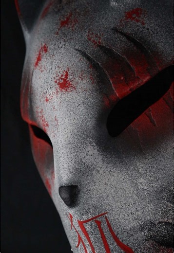 👹Neo Anbu mask,ready for purchase in any color design in my IG,link in bio 📩 #oni #japanese #anbu #hannya #mask #