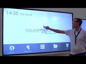 TRIUMPH BOARD Interactive UHD Flat Panels - New Features Android 5.0.1