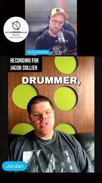 RECORDING DRUMS FOR JACOB COLLIER 🥁🎙️ #podcast #recordingdrums #drumrecording #jacobcollier