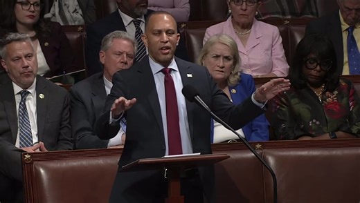 1.5K reactions · 135 shares | In a marathon speech on the House floor, Hakeem Jeffries slams Republicans for "an all-out assault on the health and well-being of Americans," thanks to the drastic cuts in "this one big ugly bill." WATCH HERE: House Democrats Congressman Hakeem Jeffries #medicaid #republicans #trump #congress | National Committee to Preserve Social Security and Medicare | Facebook