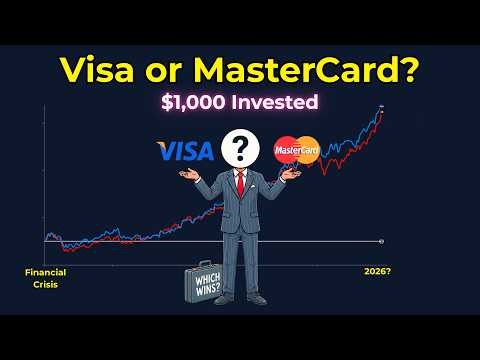 What If You Invested $1,000 in Visa vs MasterCard? (2008-2026)