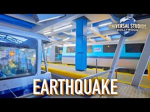 Earthquake: THE BIG ONE!!! Universal Studios Hollywood Ride 2025 (4K)
