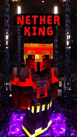 Minecraft: NETHER KING Armor Trim #minecraft #shorts