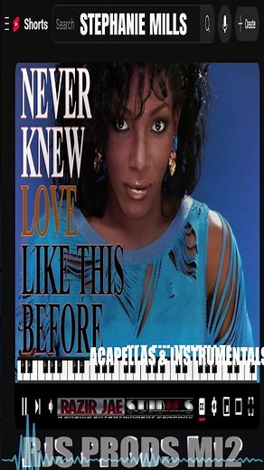 🎹 Stephanie Mills has: "Never Knew Love like this Before" (Acapella & Instrumental) 80s R&B #shorts