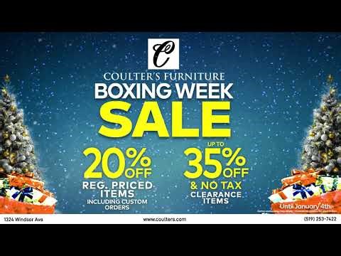 Boxing Week Sale - Coulter's Furniture