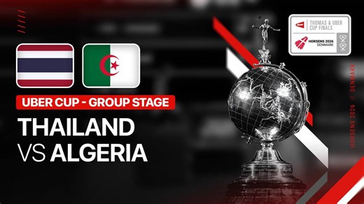 Kunlavut Vitidsarn (THA) vs Adel Hamek (ALG) - Full Match | BWF Thomas & Uber Cup Finals 2026