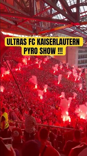 🔥 "Insane Pyro Show! FC Kaiserslautern Ultras Turn the Stadium Into a Sea of Fire!"