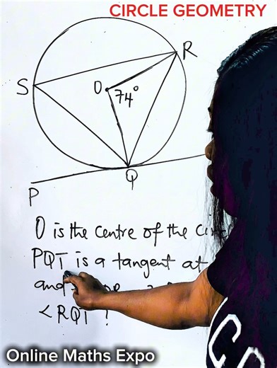 187K views · 4.7K reactions | Circle Geometry | How to apply Theorems and solve #maths #mathviral #viralmaths #viralfypシforyoupage #onlinemaths #viralfacebookvideo #geometry | Online Maths Expo | Facebook
