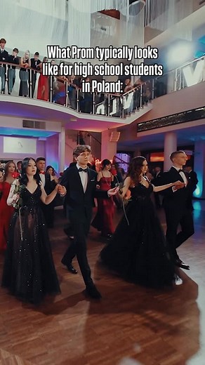 Studniowki.com ∙ Eventy ∙ Film ∙ Fotografia on Instagram: "Polonez is one of the oldest Polish national dances, long associated with marking the beginning of important celebrations. At the Prom Night (Studniówka) events, it has become a cherished tradition - elegant, coordinated, and symbolic of students stepping together into their final countdown before exams. This special moment connects generations and highlights the ceremonial character of the night. Do you like it? ❤️ . School: @liceum_sci