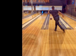 Happy with the progress made in today’s lesson. Improved flow, increased speed consistency, better direction, axis of rotation increases, track moving off of thumb. | Bowling Knowledge
