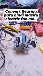 Paano convert Bearing sa electric fan? | Jeffrey Repair Man Vlog