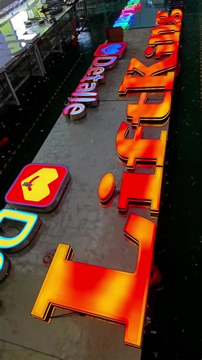 Custom LED Holographic Signs for Unique Decoration