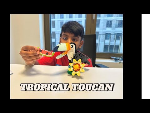 🦜🌴 LEGO Tropical Toucan Build – Full Uncut Video 🌴