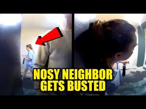WATCH: Nosy Karen BUSTED While Spying on Black Neighbor