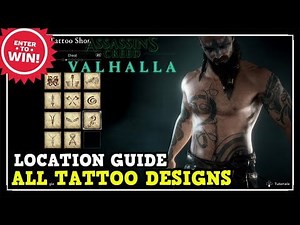Assassin's Creed Valhalla All Tattoo Designs (AC Valhalla Character Cust...