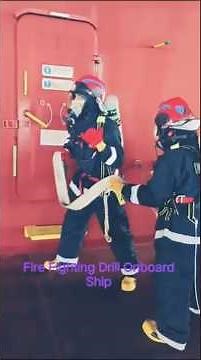 Realistic #Fire Fighting #Drill Onboard Ship
