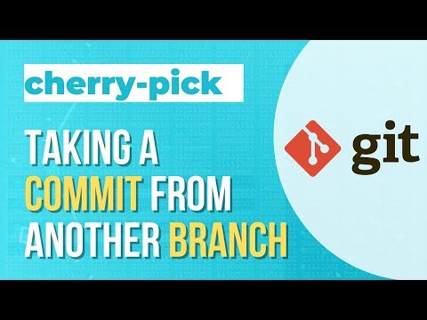 GIT: Using cherry pick - an easy way to copy a commit to your branch