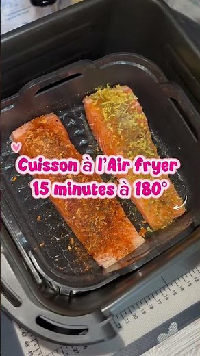 🐟 Saumon ultra gourmand au Air Fryer ! 😍